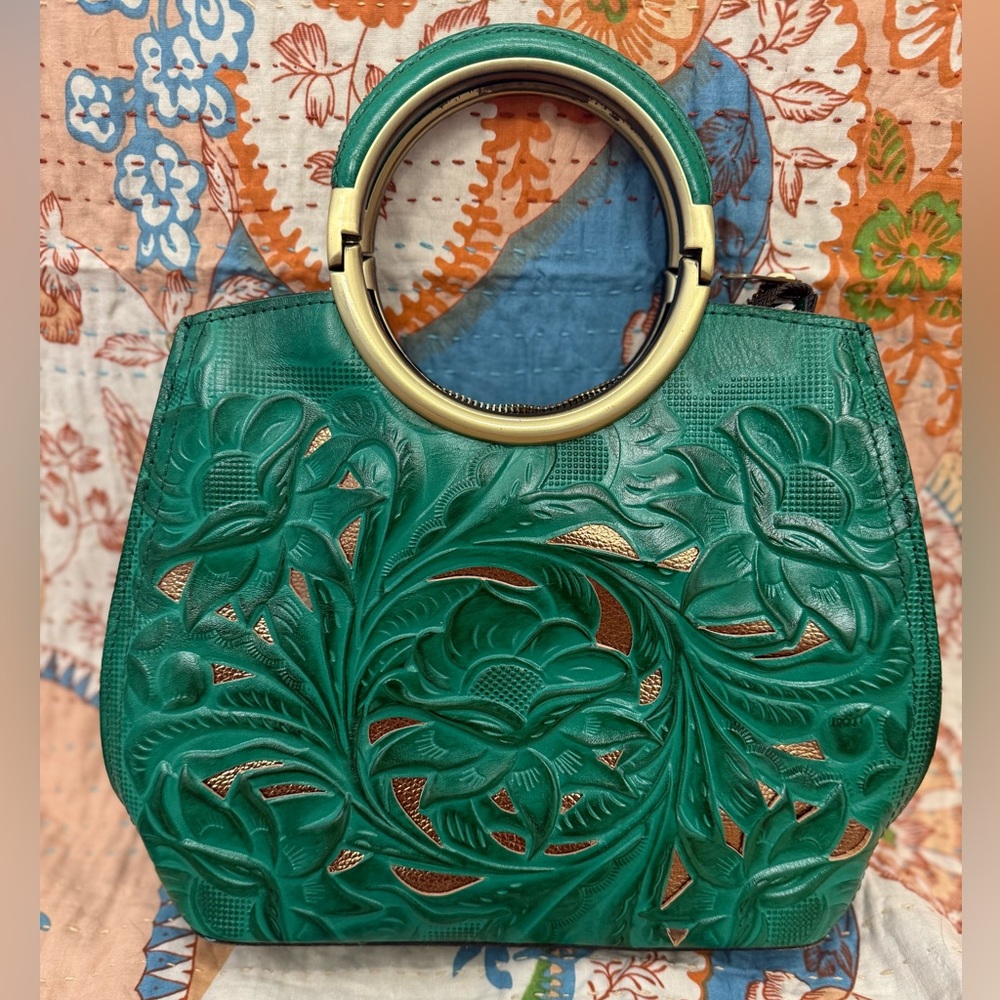 PATRICIA NASH ARIA LEATHER HANDBAG